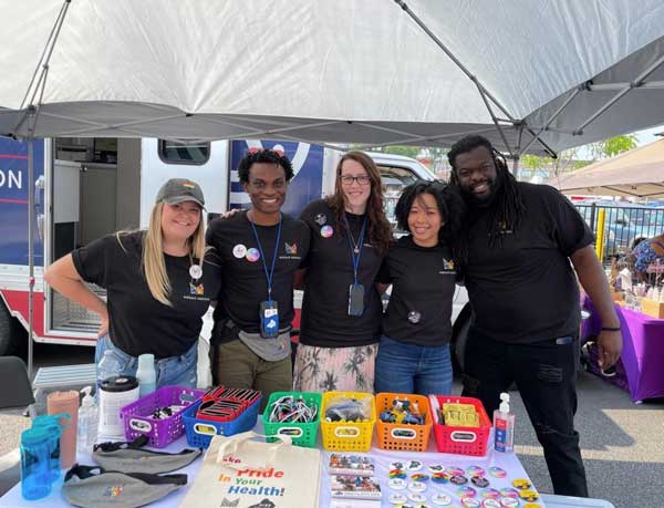 Health Workers at PRIDE Festival